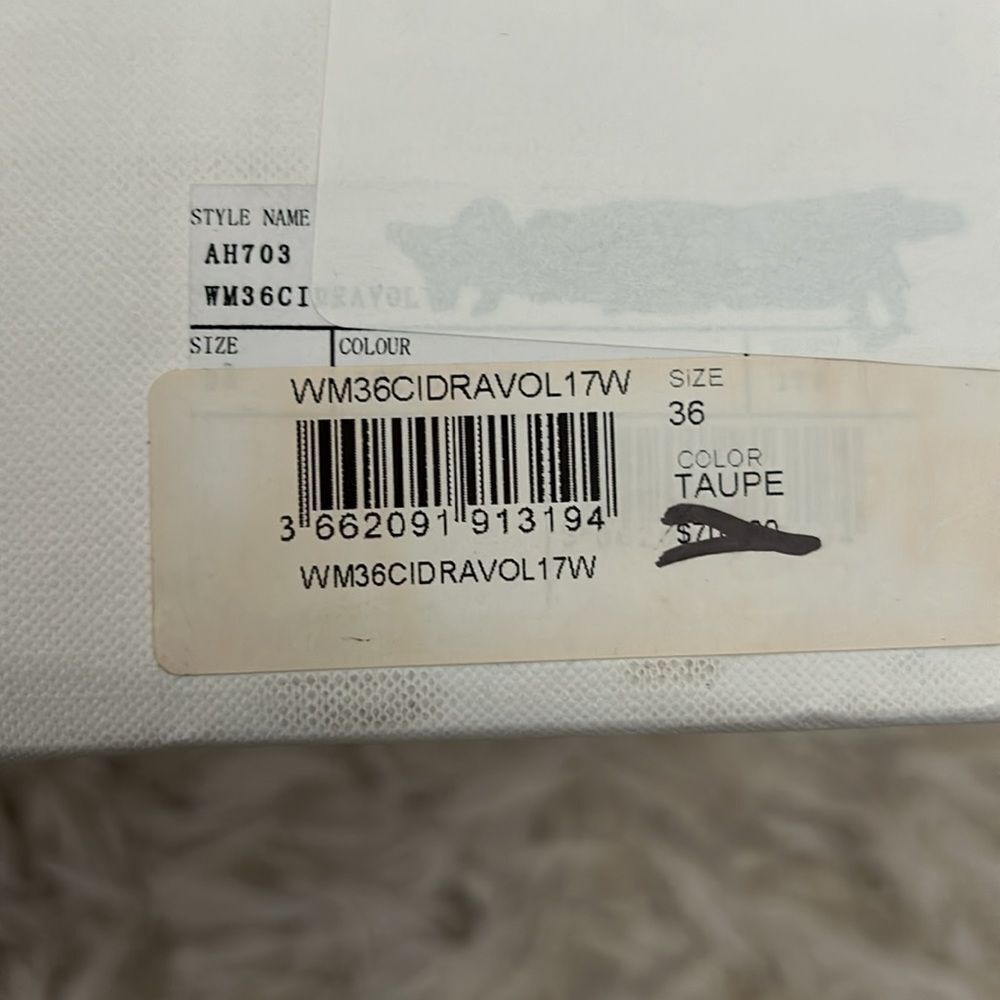 NIB IRO Cidravol Ruffle-Trim Suede Slouchy Knee-High Boots in Taupe $760 size 36 - Picture 8 of 14